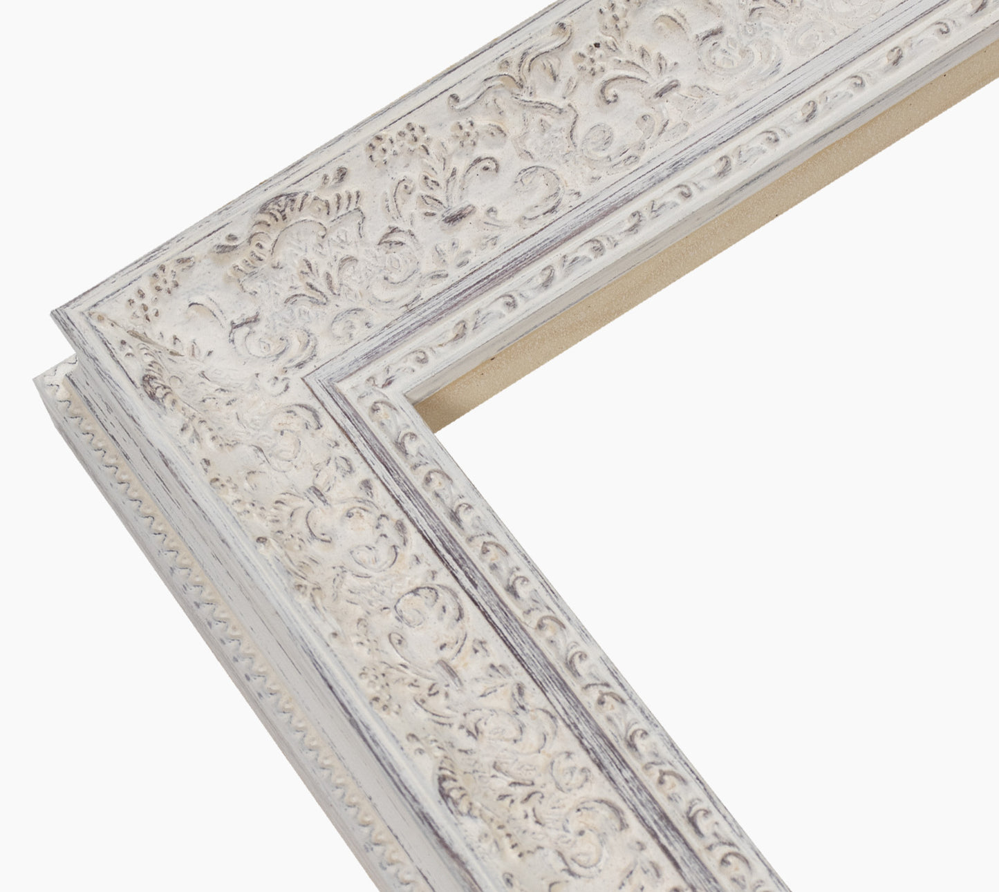 Picture frame white with brown 731.920