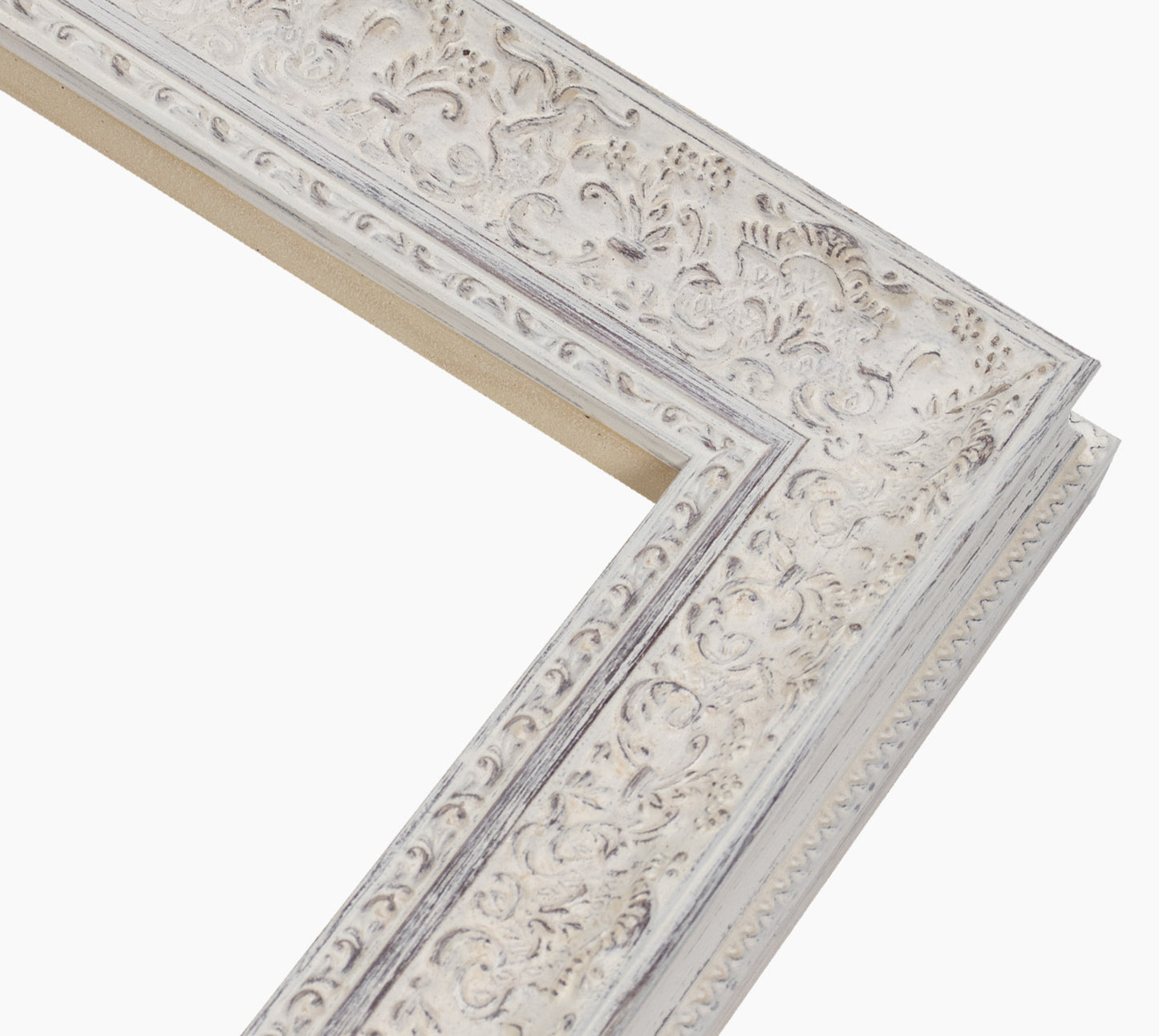 Picture frame white with brown 731.920