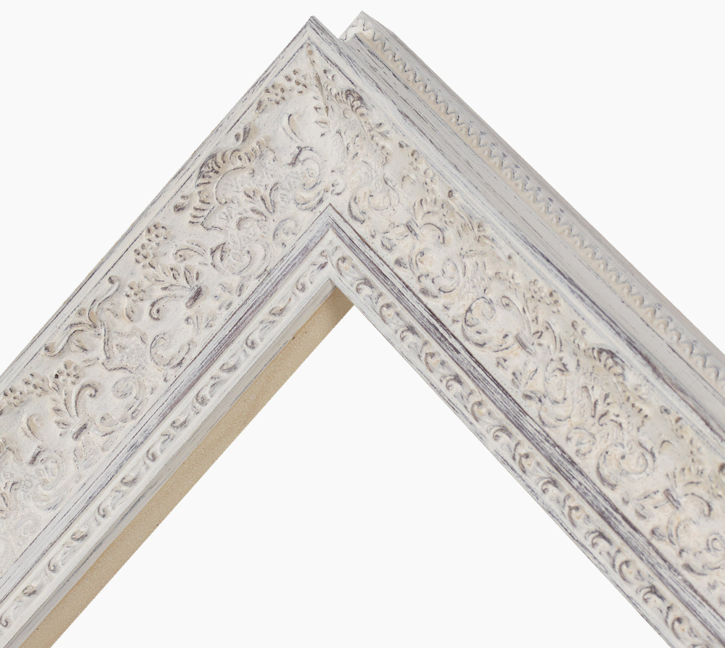 Picture frame white with brown 731.920