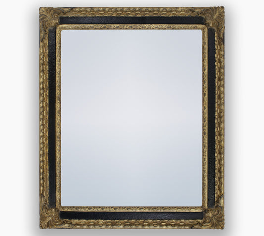 Miroirs ancien sur mesure noir et or cor.343.601
