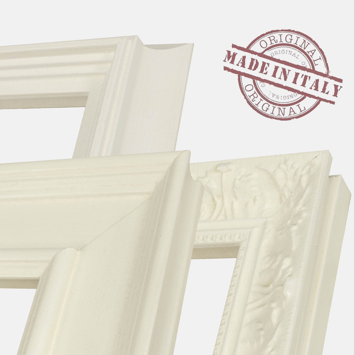 Cadre blanc sur mesure