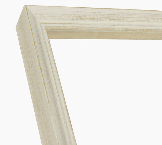 226.915 cadre en bois à fond ocre blanc mesure de profil 42x26 mm Lombarda cornici S.n.c.