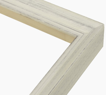 226.920 cadre en bois blanc avec fond marron mesure de profil 42x26 mm Lombarda cornici S.n.c.