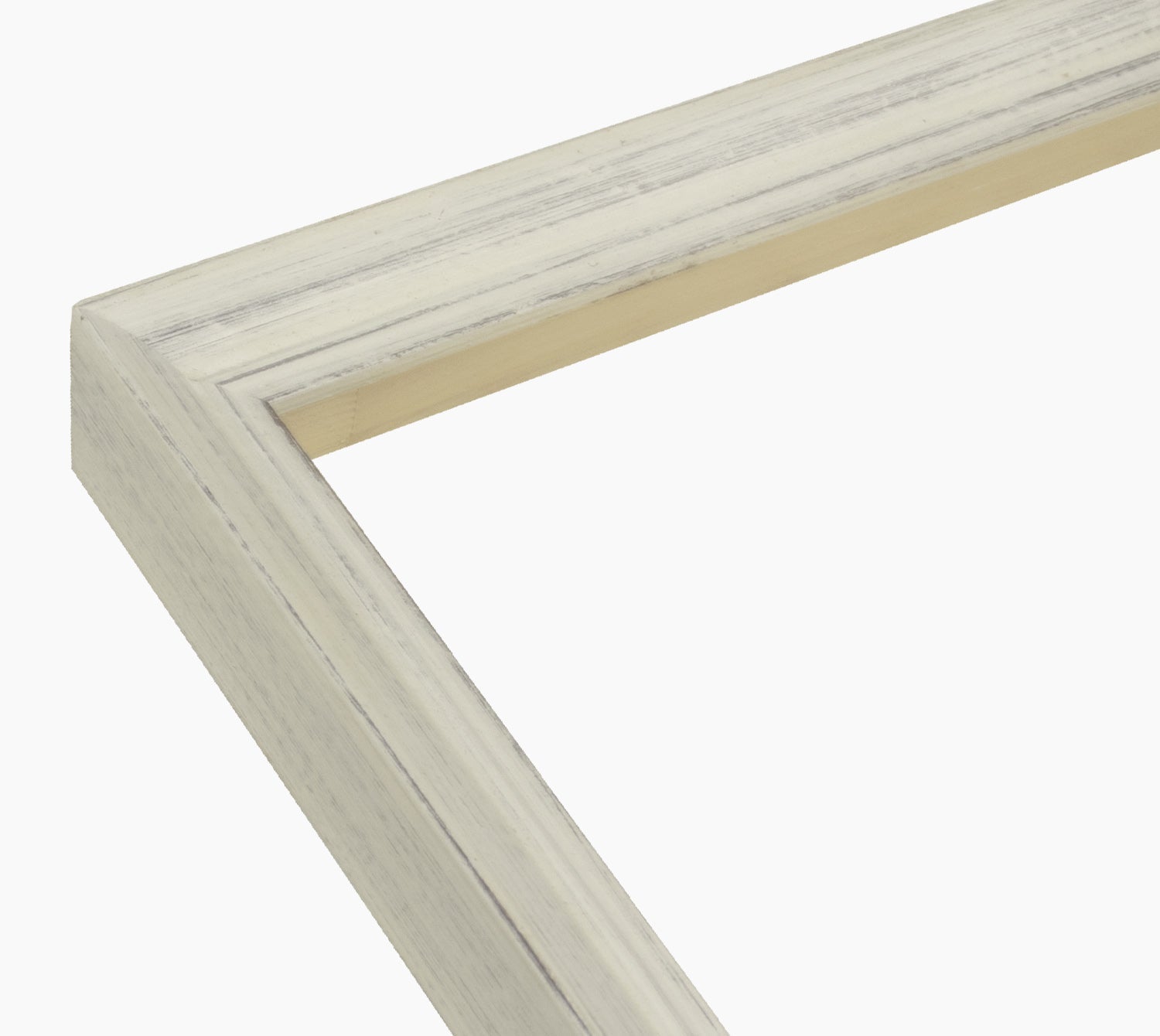 226.920 cadre en bois blanc avec fond marron mesure de profil 42x26 mm Lombarda cornici S.n.c.