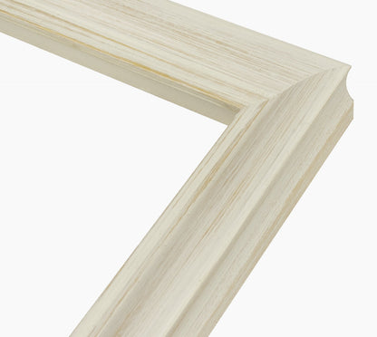 227.915 cadre en bois à fond ocre blanc mesure de profil 45x45 mm Lombarda cornici S.n.c.