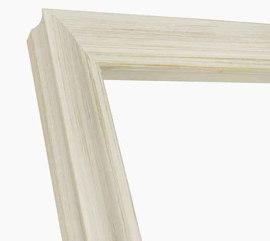 227.915 cadre en bois à fond ocre blanc mesure de profil 45x45 mm Lombarda cornici S.n.c.