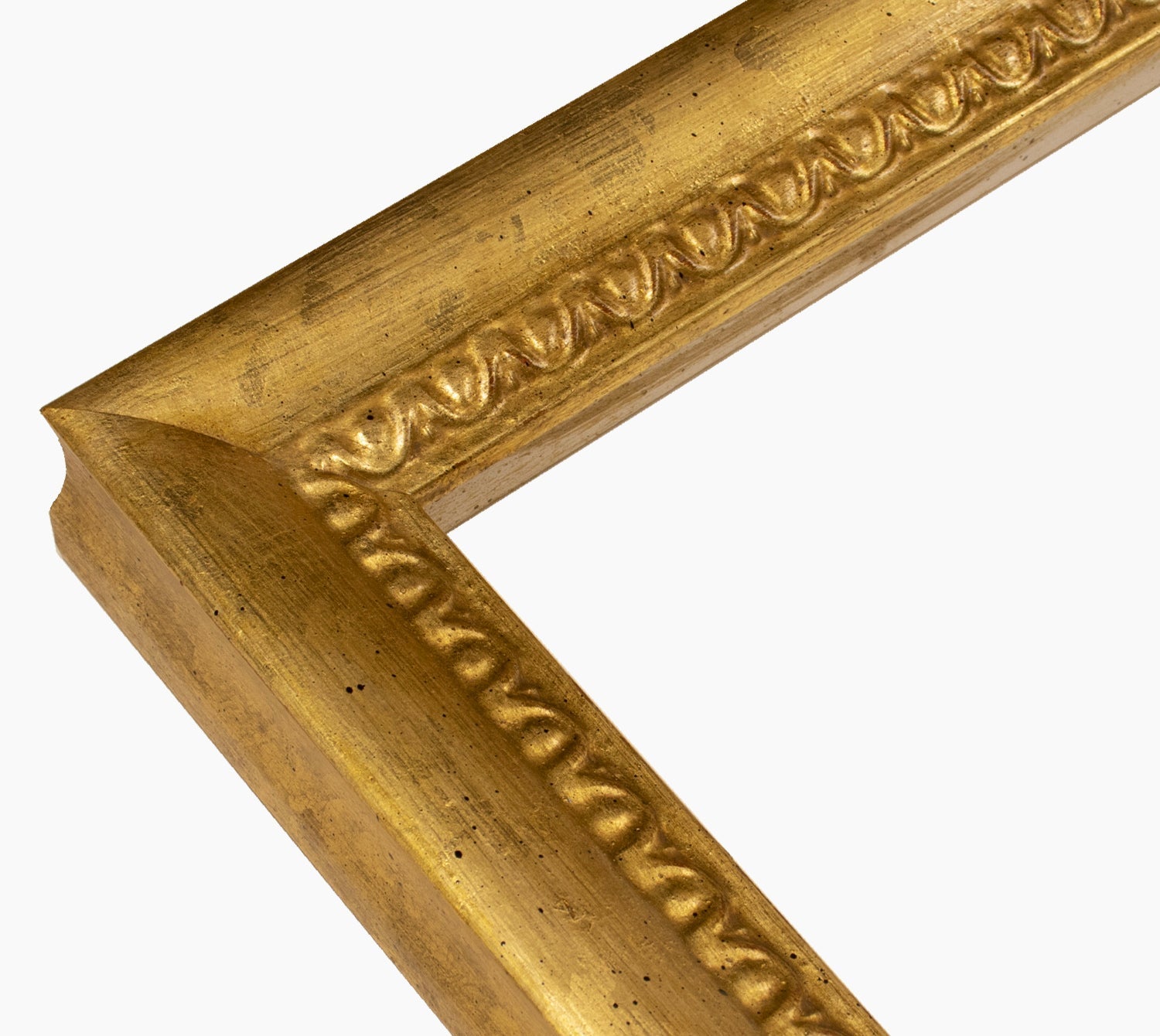 228.010 cadre en bois à la feuille d'or mesure de profil 45x45 mm Lombarda cornici S.n.c.