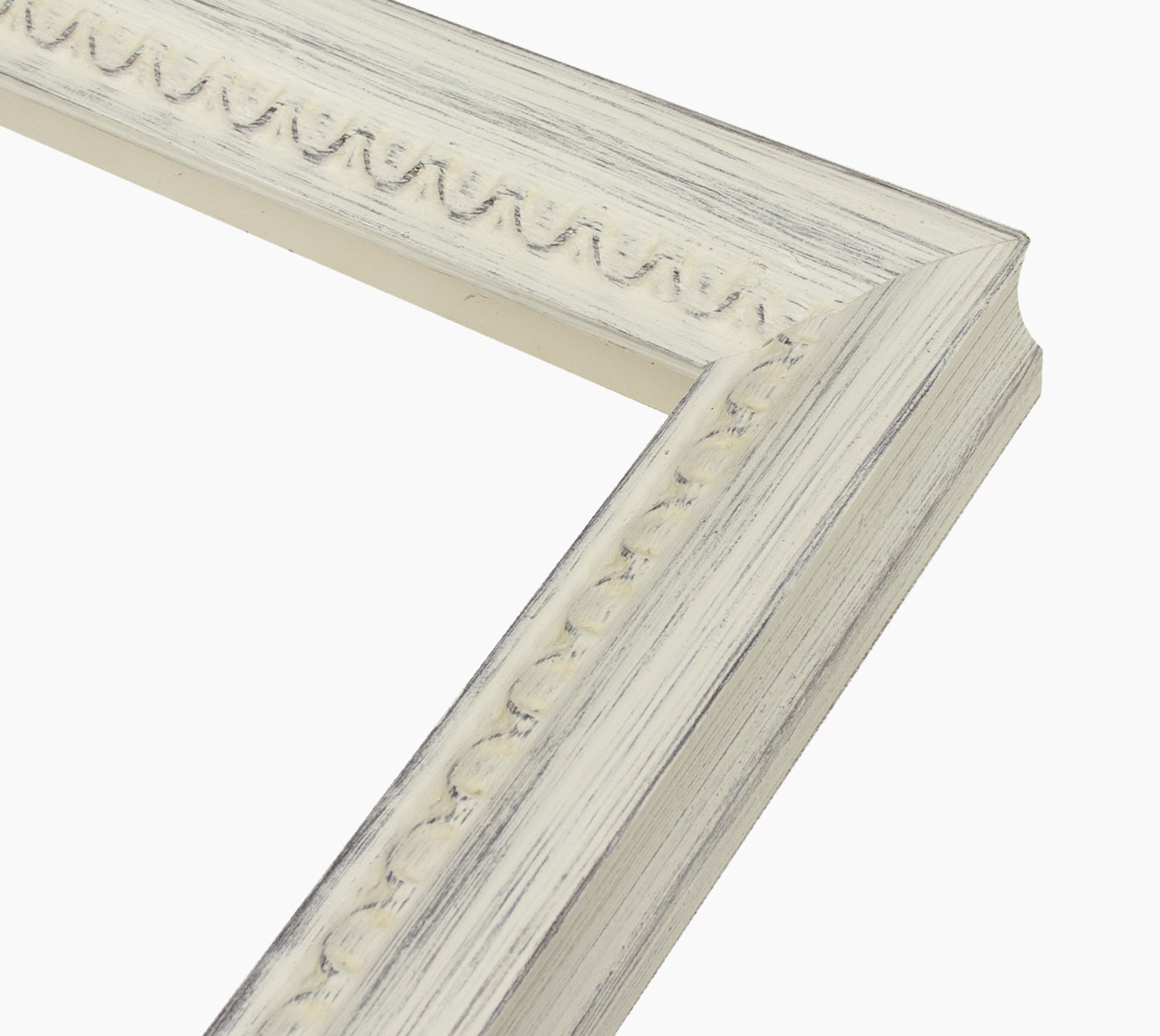 228.920 cadre en bois à fond sombre blanc mesure de profil 45x45 mm Lombarda cornici S.n.c.