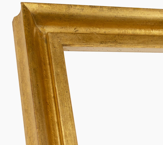 229.010 cadre en bois à la feuille d'or mesure de profil 45x45 mm Lombarda cornici S.n.c.