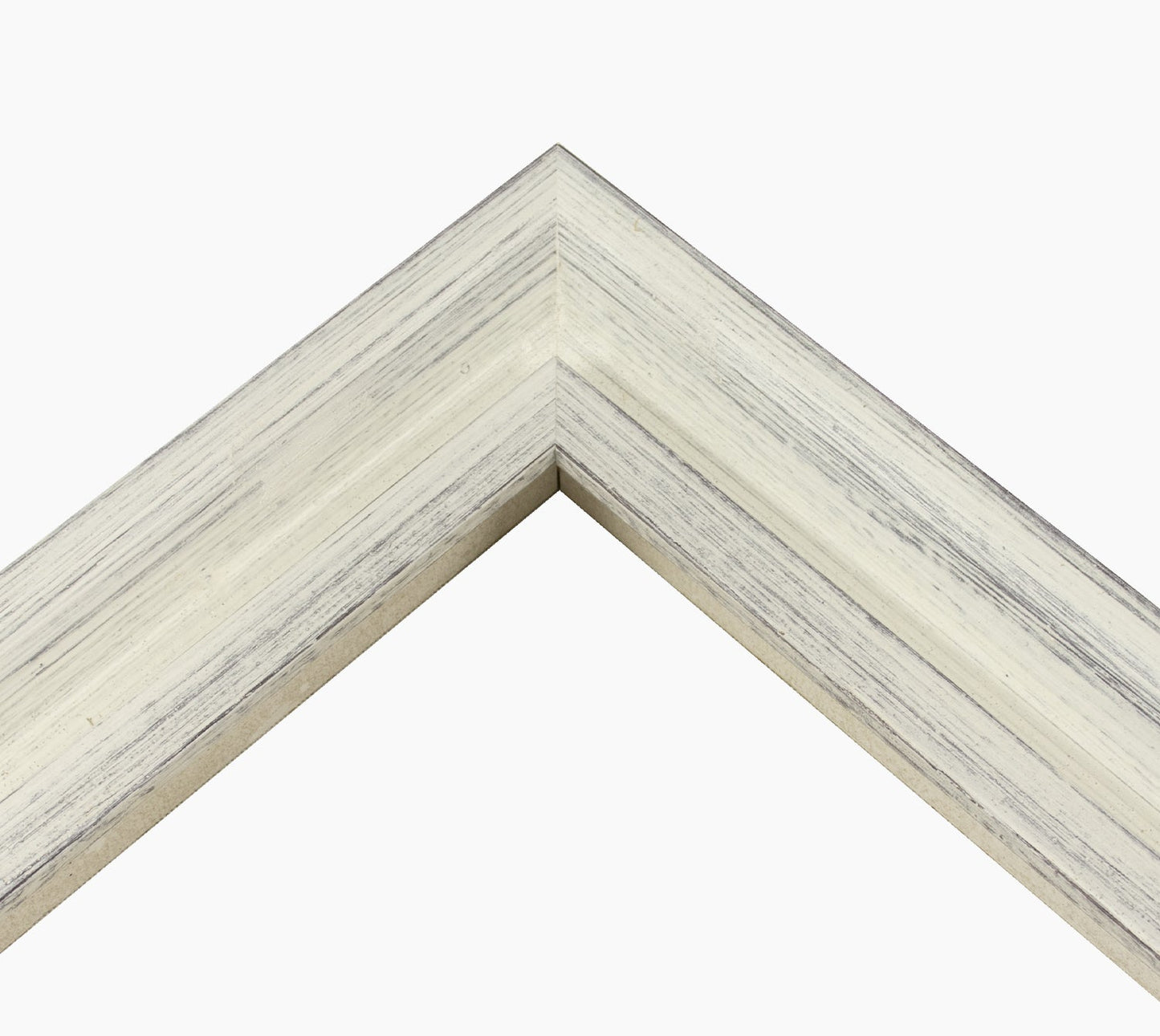 229.920 cadre en bois blanc avec fond marron  mesure de profil 45x45 mm Lombarda cornici S.n.c.