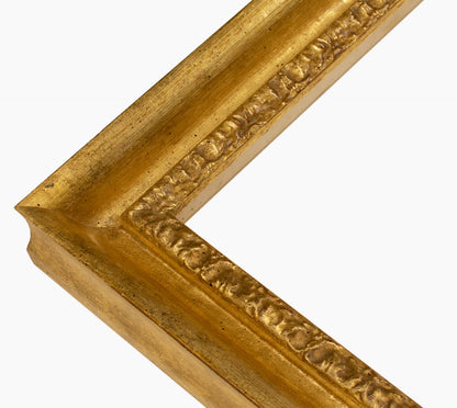 230.010 cadre en bois à la feuille d'or. mesure de profil 45x45 mm Lombarda cornici S.n.c.