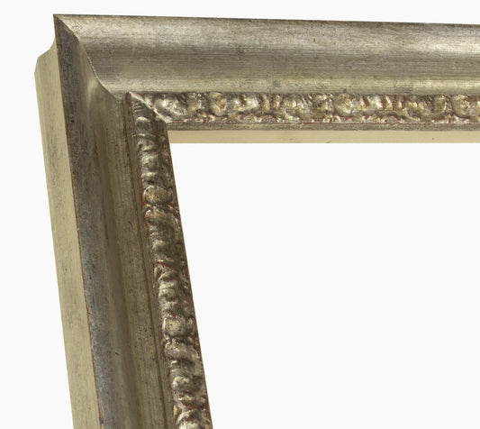 230.011 cadre en bois à la feuille d'argent mesure de profil 45x45 mm Lombarda cornici S.n.c.