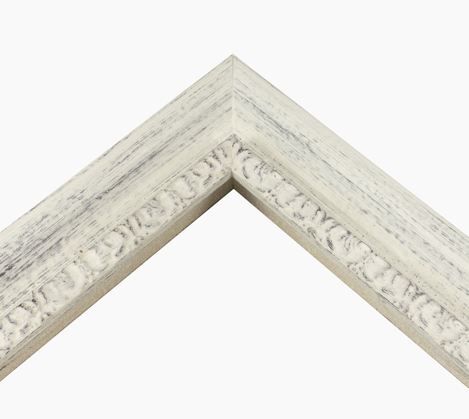 230.920 cadre en bois à fond sombre blanc mesure de profil 45x45 mm Lombarda cornici S.n.c.