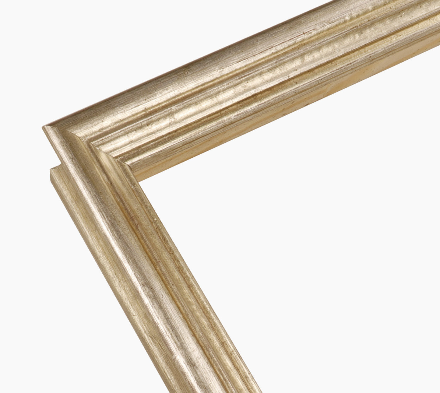 Wooden frame with silver leaf art.240.011