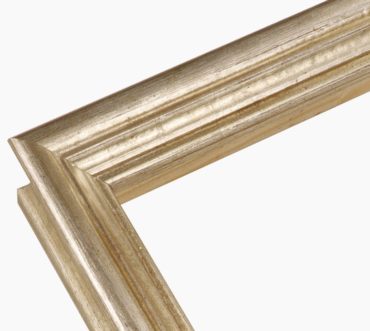 Wooden frame with silver leaf art.240.011