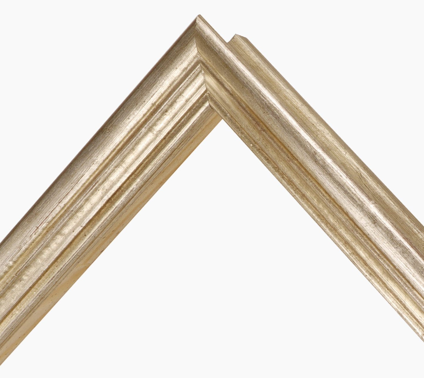 Wooden frame with silver leaf art.240.011
