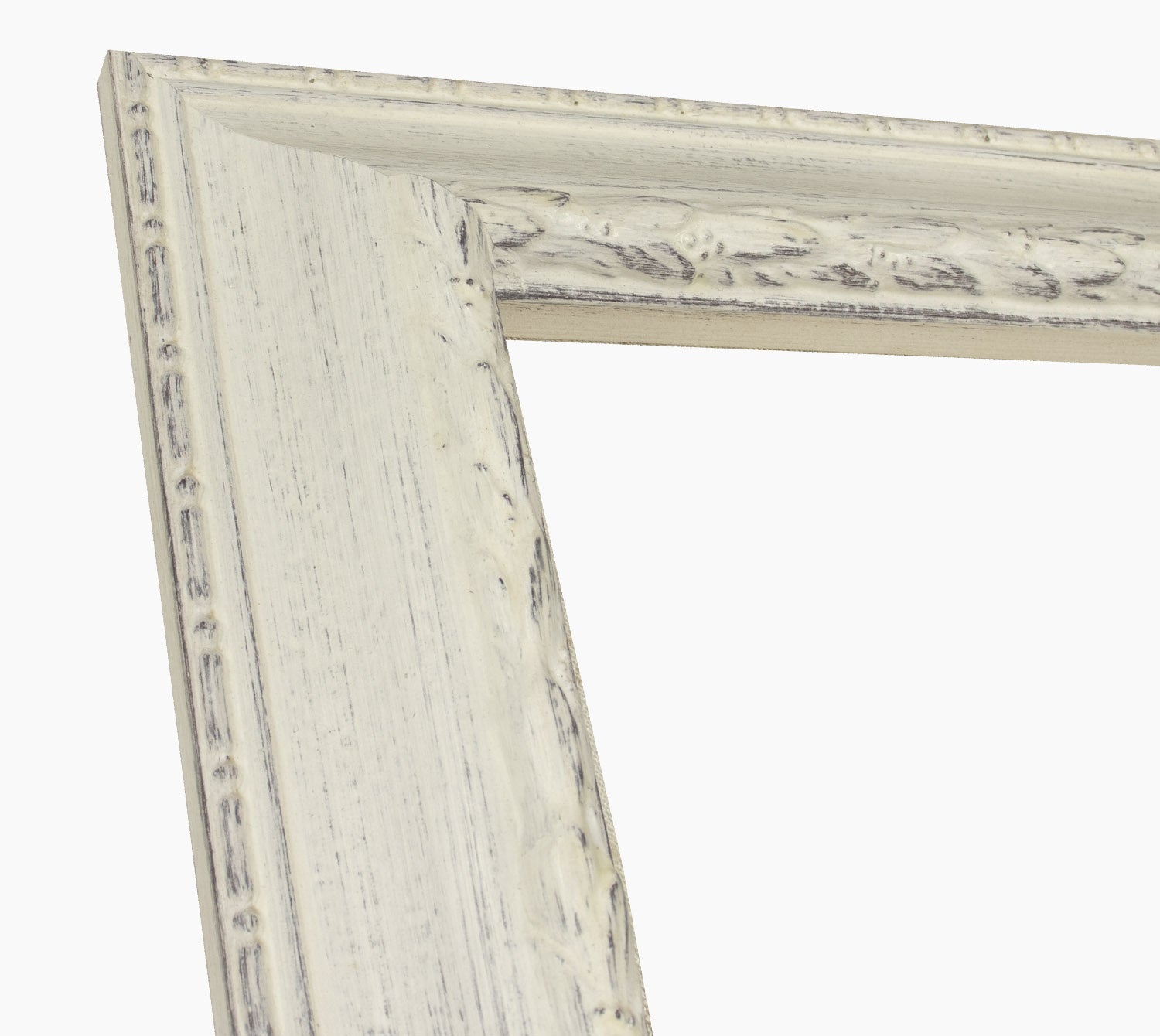 278.920 cadre en bois à fond sombre blanc mesure de profil 60x45 mm Lombarda cornici S.n.c.