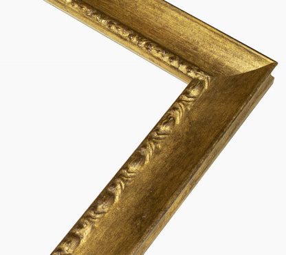 297.230 cadre en bois à la feuille d'or antique mesure de profil 45x30 mm Lombarda cornici S.n.c.