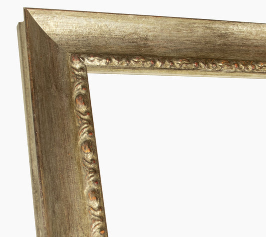 297.231 cadre en bois à la feuille d'argent antique mesure de profil 45x30 mm Lombarda cornici S.n.c.