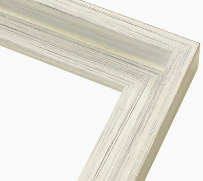 305.920 cadre en bois blanc fond marron mesure de profil 40x35 mm Lombarda cornici S.n.c.