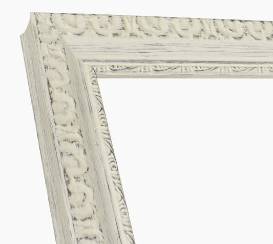 325.920 cadre en bois à fond sombre blanc mesure de profil 45x30 mm Lombarda cornici S.n.c.