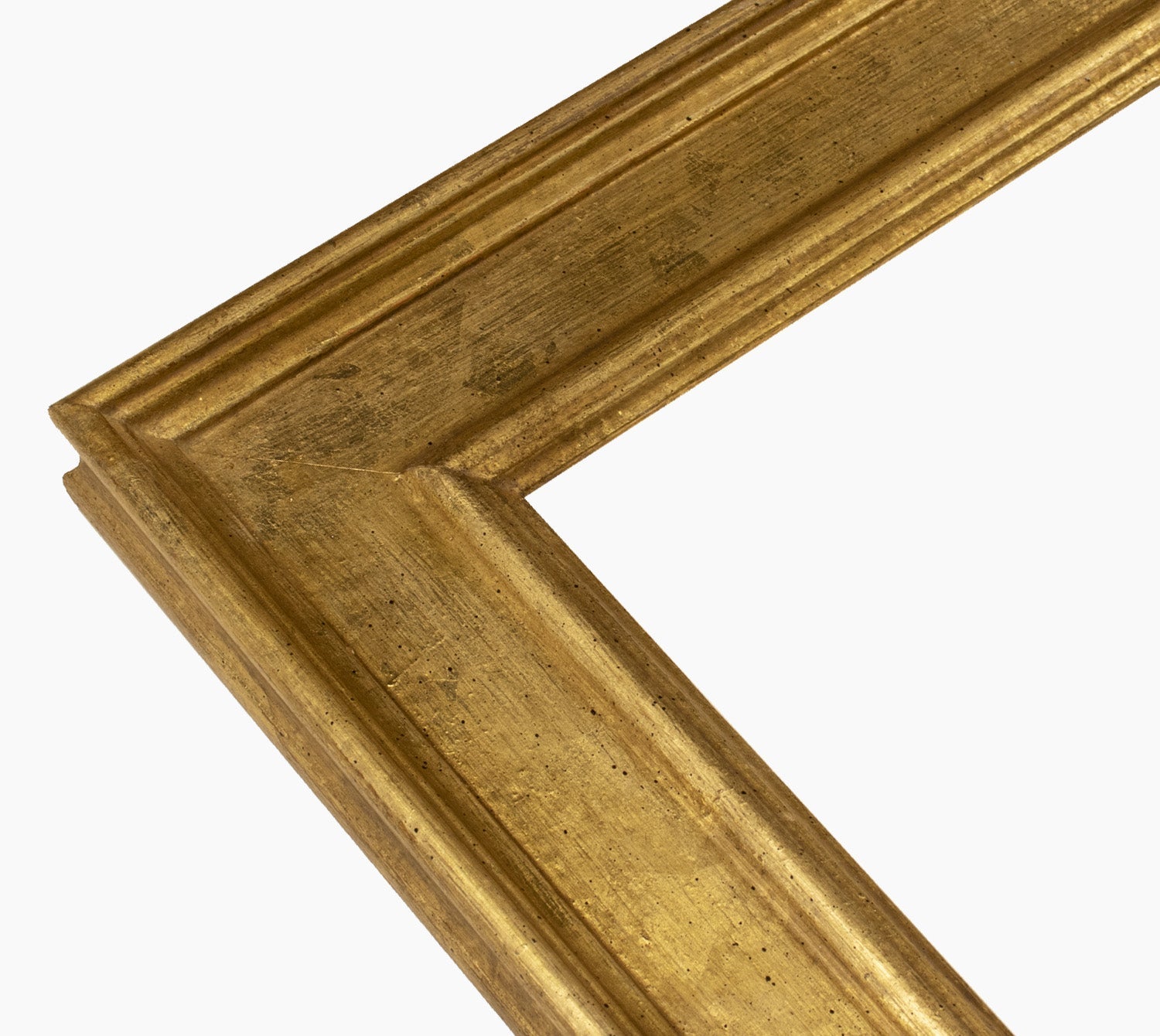 340.010 cadre en bois à la feuille d'or mesure de profil 60x30 mm Lombarda cornici S.n.c.