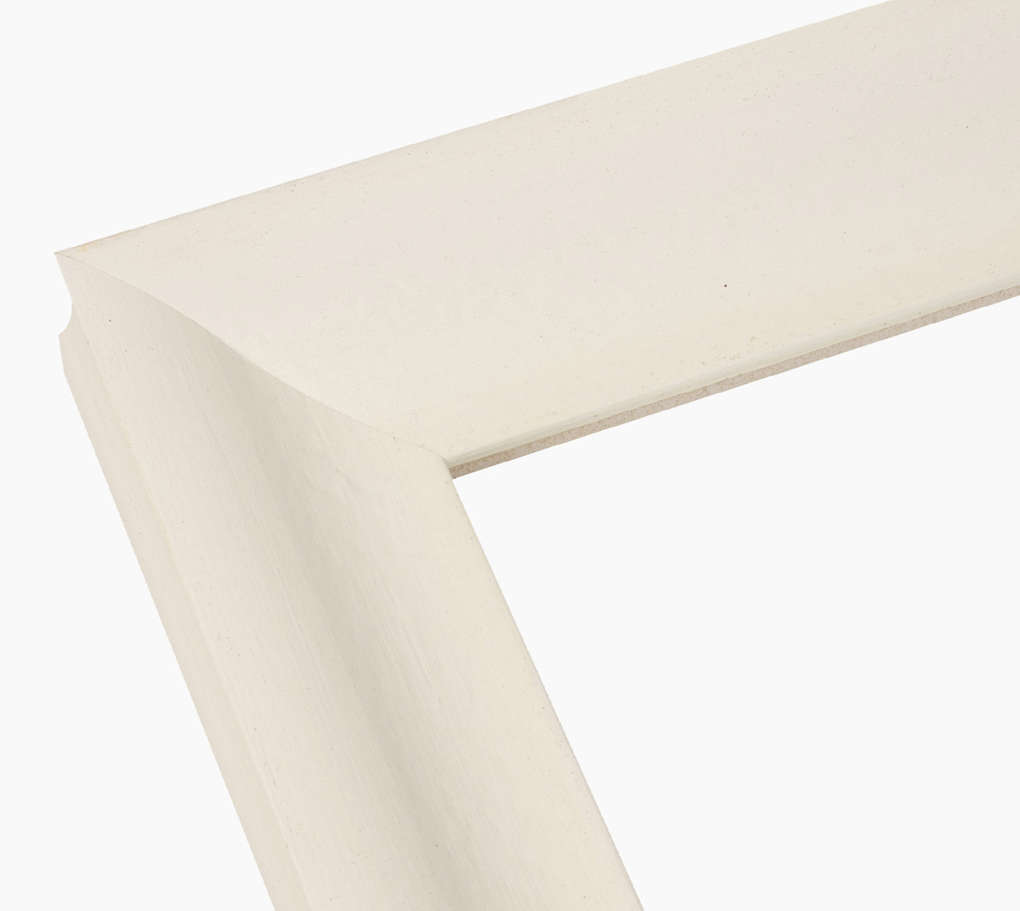 345.899 cadre en bois blanc avec de la cire mesure de profil 60x45 mm