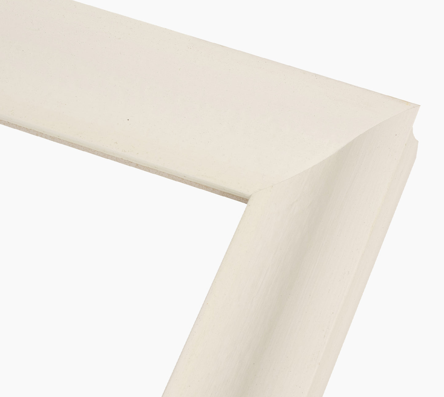345.899 cadre en bois blanc avec de la cire mesure de profil 60x45 mm