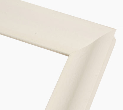 345.899 cadre en bois blanc avec de la cire mesure de profil 60x45 mm