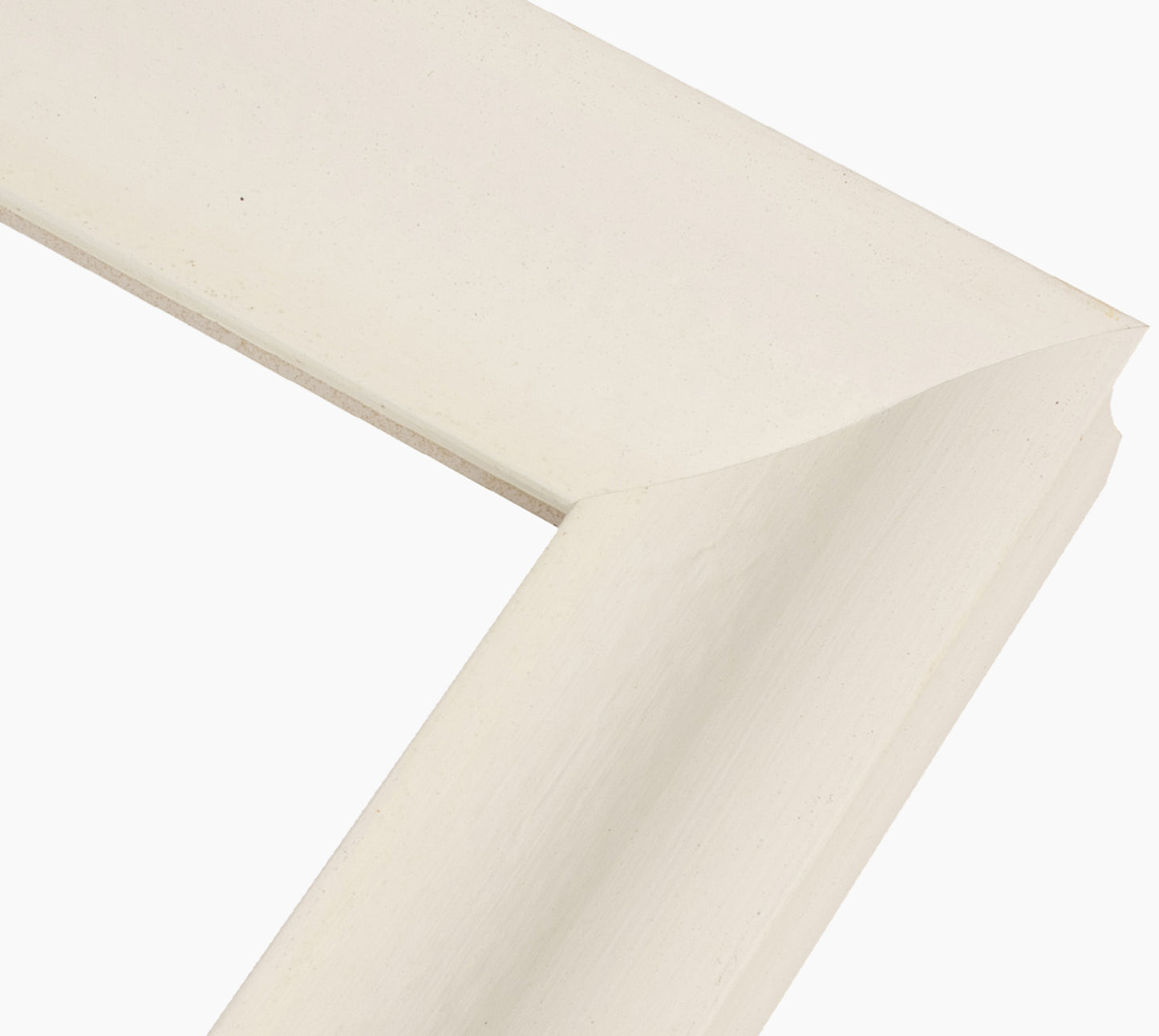 345.899 cadre en bois blanc avec de la cire mesure de profil 60x45 mm