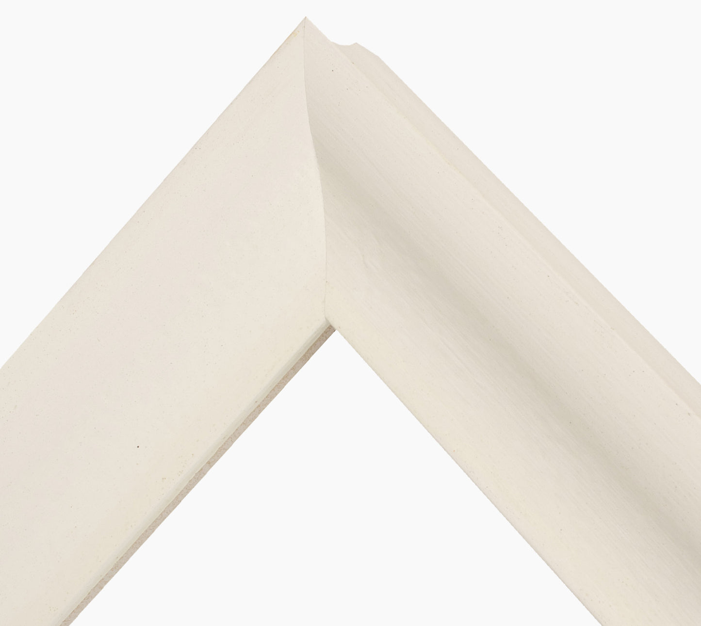 345.899 cadre en bois blanc avec de la cire mesure de profil 60x45 mm