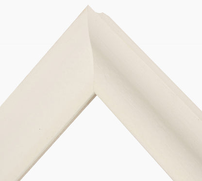 345.899 cadre en bois blanc avec de la cire mesure de profil 60x45 mm