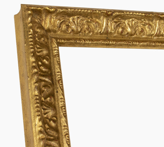 396.010 cadre en bois à la feuille d'or mesure de profil 45x35 mm Lombarda cornici S.n.c.