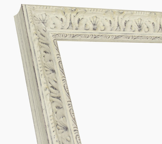 396.920 cadre en bois à fond sombre blanc mesure de profil 45x35 mm Lombarda cornici S.n.c.