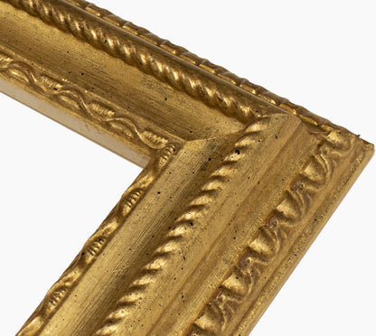 410.010 cadre en bois à la feuille d'or mesure de profil 60x40 mm Lombarda cornici S.n.c.