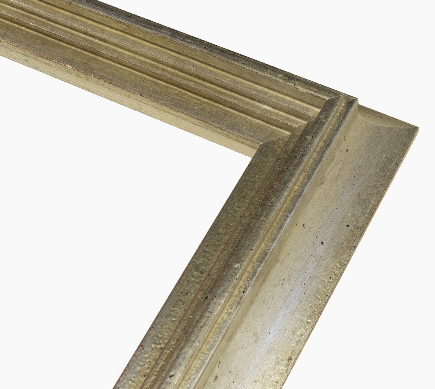 447.011 cadre en bois à la feuille d'argent mesure de profil 65x55 mm Lombarda cornici S.n.c.