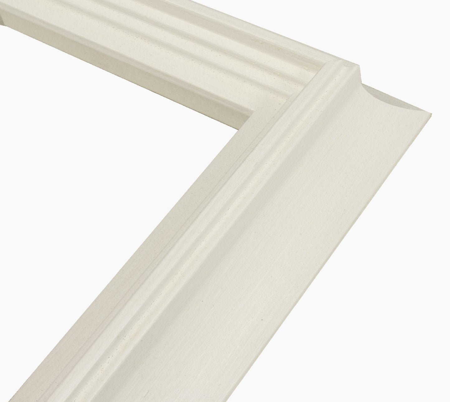 447.899 cadre en bois blanc avec de la cire mesure de profil 65x55 mm Lombarda cornici S.n.c.