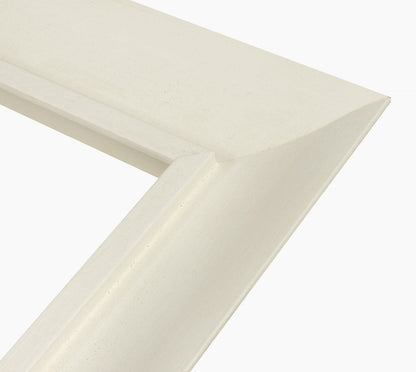 448.899 cadre en bois blanc avec de la cire mesure de profil 80x45 mm Lombarda cornici S.n.c.