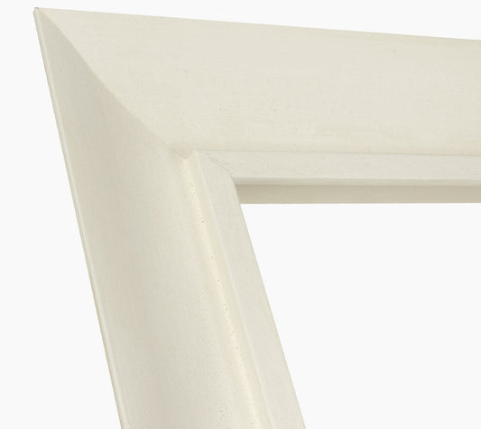 448.899 cadre en bois blanc avec de la cire mesure de profil 80x45 mm Lombarda cornici S.n.c.