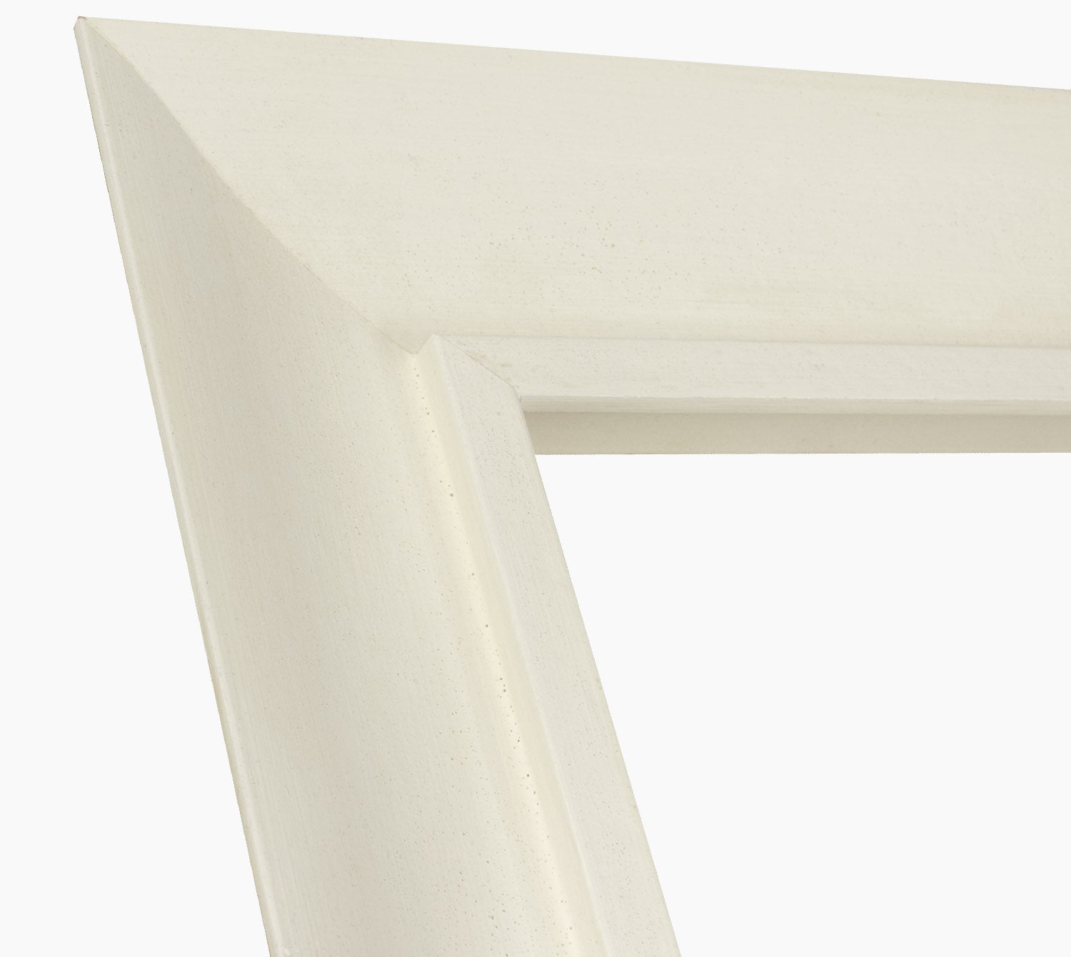 448.899 cadre en bois blanc avec de la cire mesure de profil 80x45 mm Lombarda cornici S.n.c.