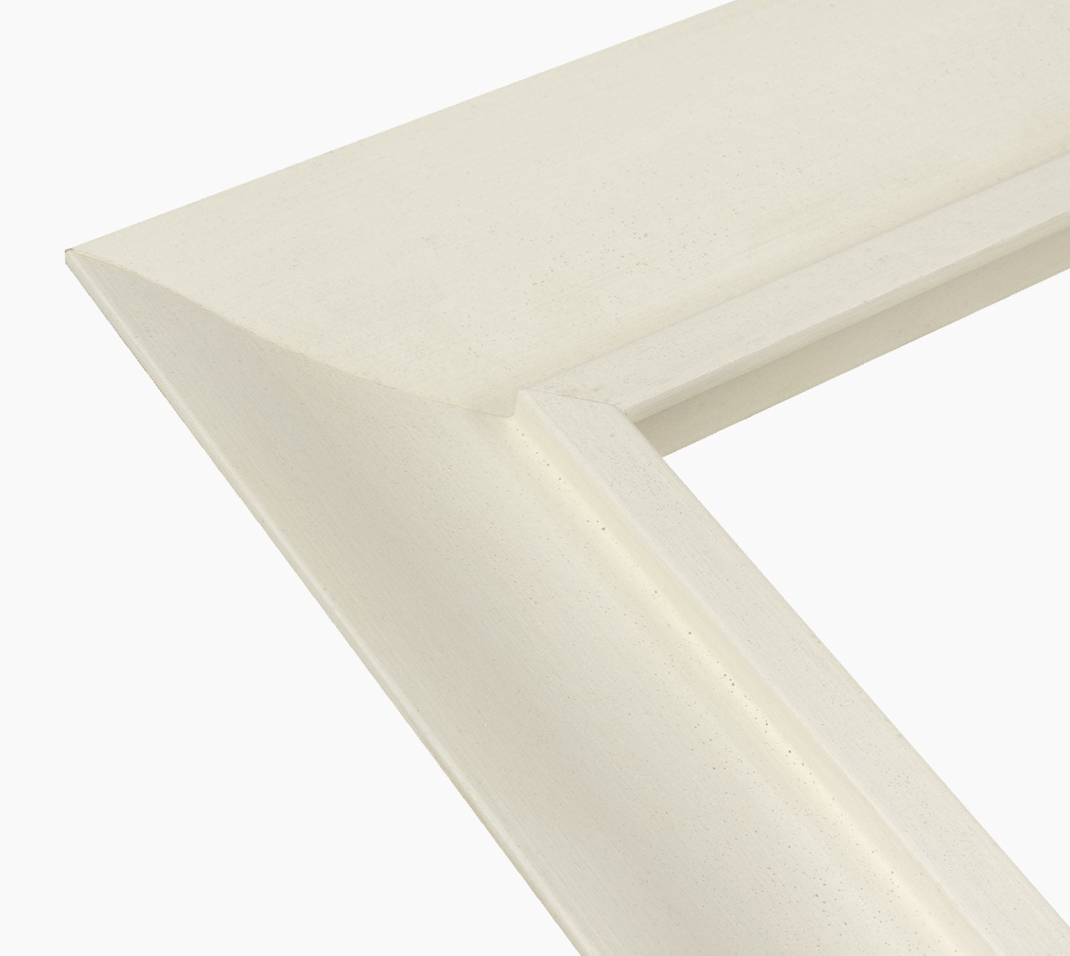 448.899 cadre en bois blanc avec de la cire mesure de profil 80x45 mm Lombarda cornici S.n.c.