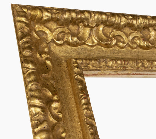 4480.010 cadre en bois à la feuille d'or mesure de profil 80x50 mm Lombarda cornici S.n.c.