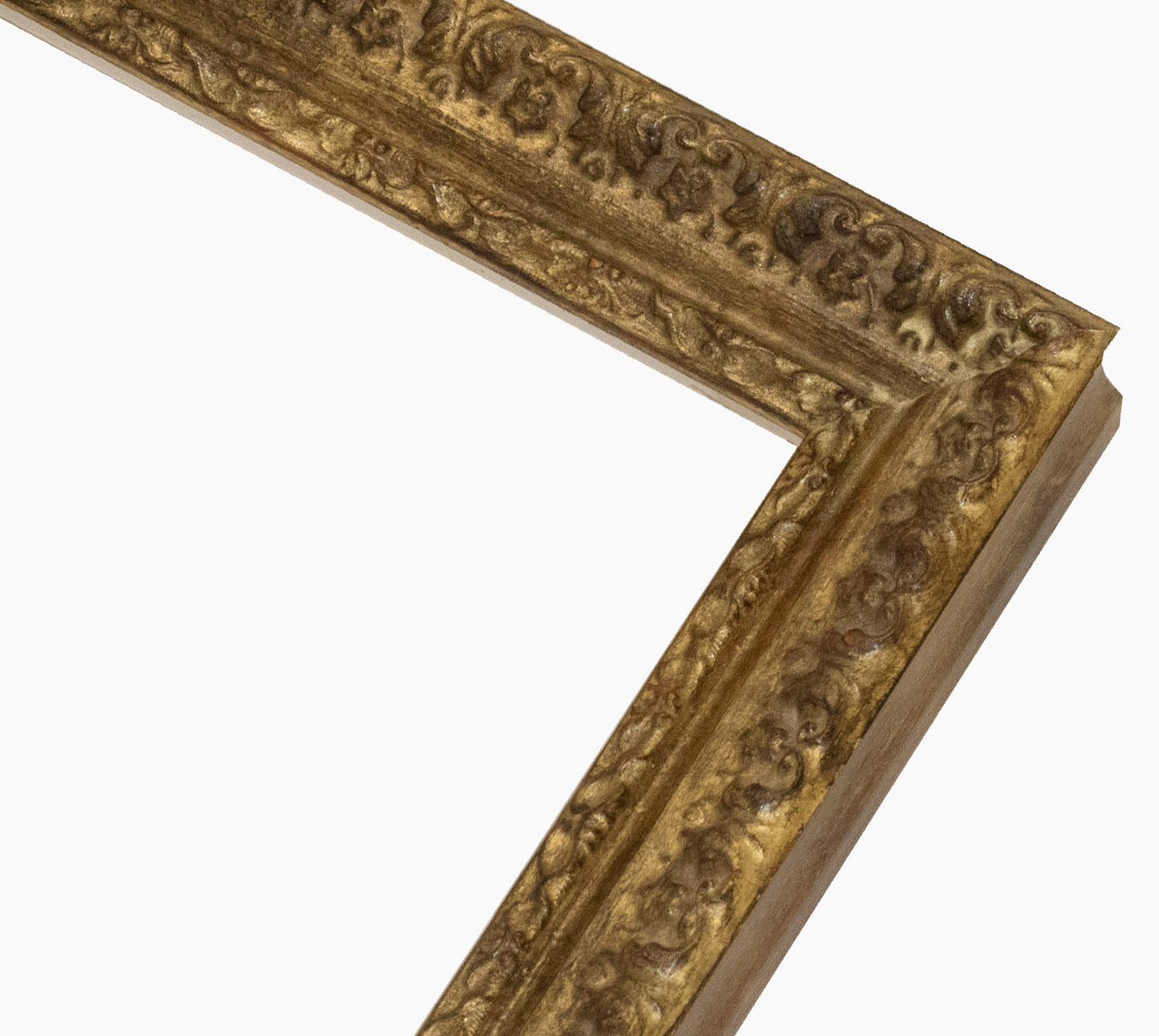 Cadre d'or en bois sur mesure 495.230