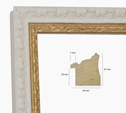 Picture frame with gold  495.997