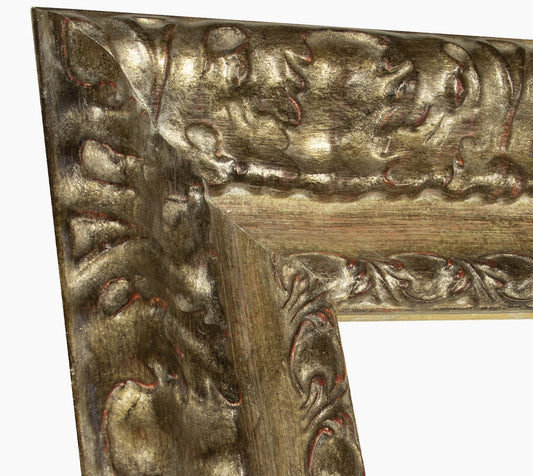 4980.231 cadre en bois à la feuille d'argent antique mesure de profil 100x60 mm Lombarda cornici S.n.c.