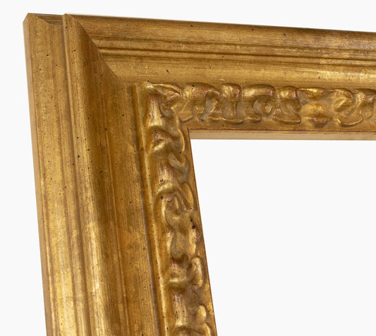 506.010 cadre en bois à la feuille d'or mesure de profil 80x40 mm Lombarda cornici S.n.c.
