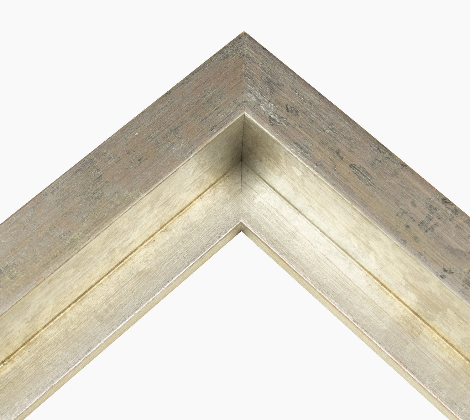 605.301 cadre en bois a la feuille d'argent mesure de profil 60x55 mm Lombarda cornici S.n.c.