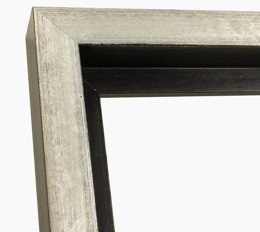 605.7602 cadre en bois noir et argent mesure de profil 60x55 mm Lombarda cornici S.n.c.