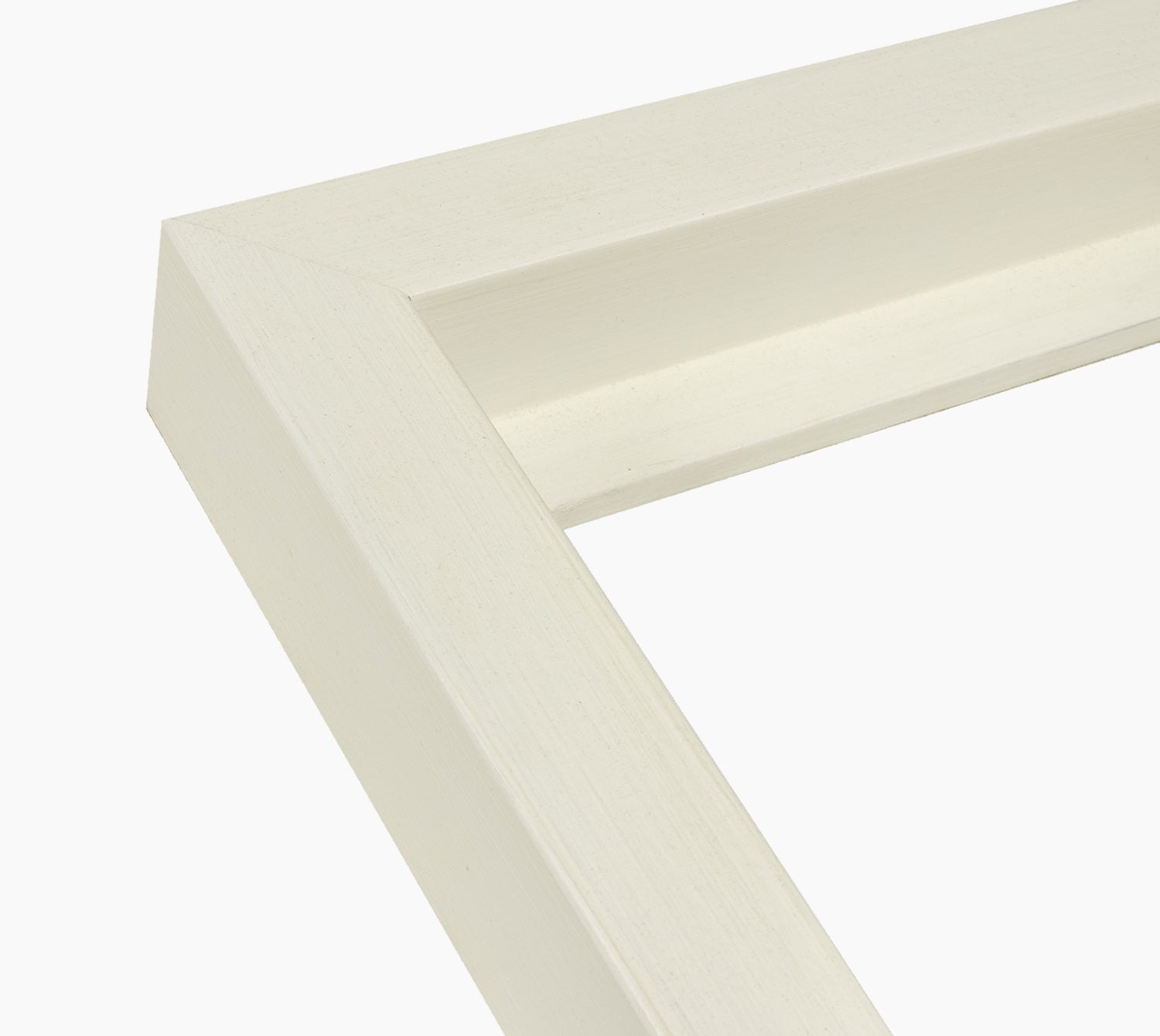 605.899 cadre en bois blanc avec de la cire mesure de profil 60x55 mm Lombarda cornici S.n.c.