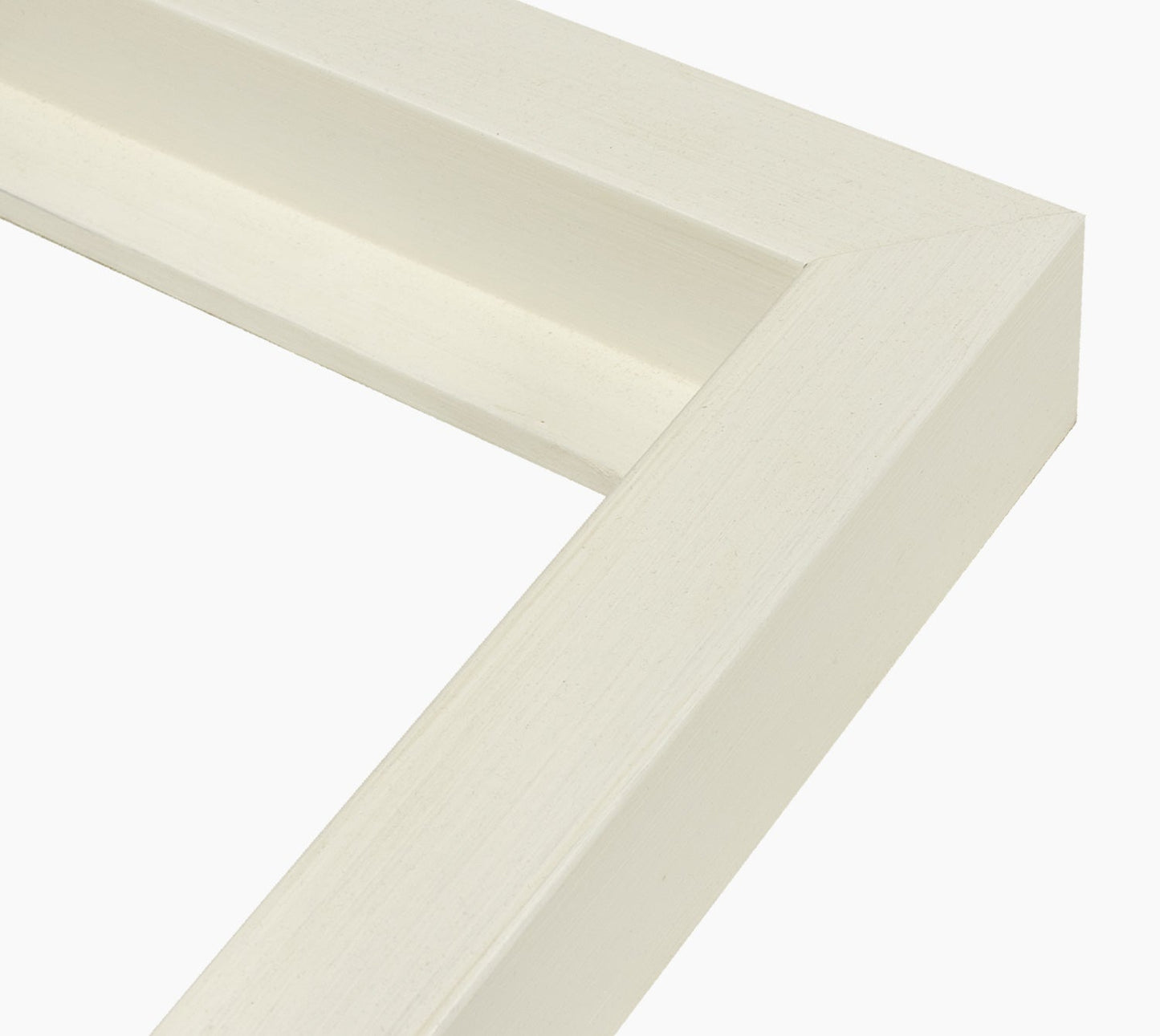 605.899 cadre en bois blanc avec de la cire mesure de profil 60x55 mm Lombarda cornici S.n.c.